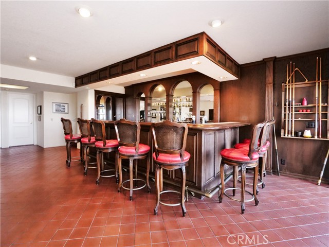 Downstairs Family Room with wet bar