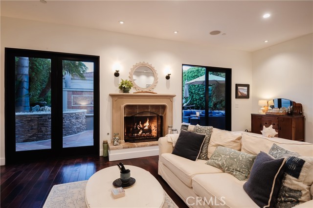 Family room looking to outdoor retreat