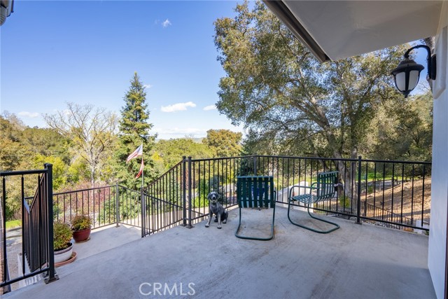 View from the top of the stairs.