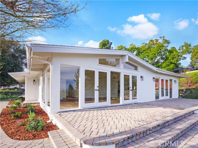 Brick patio off living and kitchen area