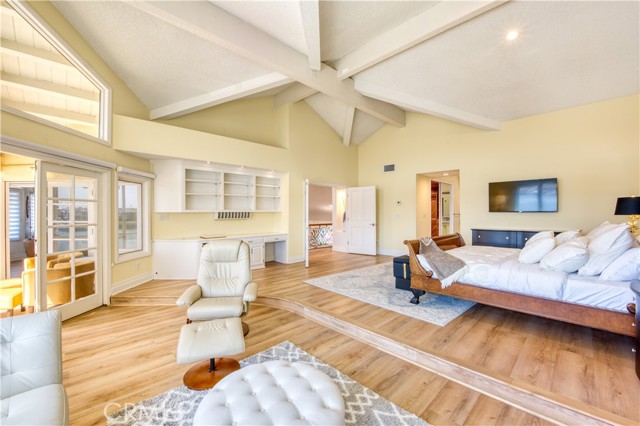 Grand Primary Suite with Seating and Office Nook