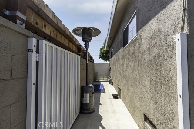 Side of house - access to front of home