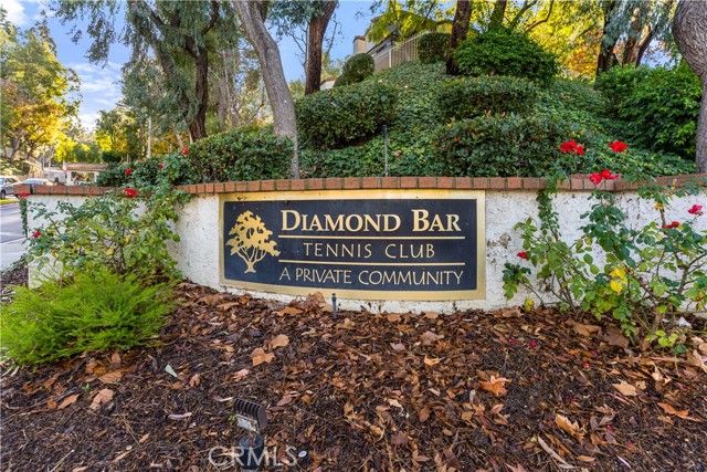 Exclusive Diamond Bar Tennis Club. Guard Gated, Secure, Safe community with lots of ammenities Plus side by side covered carport parking for two cars plus guest parking very close to your own unit.