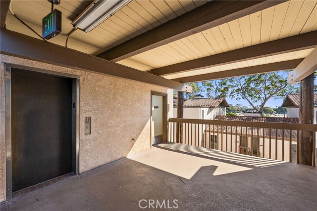 Elevator access from the private parking area!