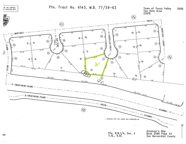 Detail Gallery Image 1 of 1 For 0 Cardillo Trl, Yucca Valley,  CA 92284 - – Beds | – Baths