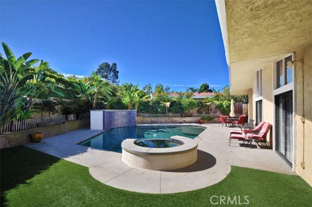 Fabulous pool, spa, and outdoor living area