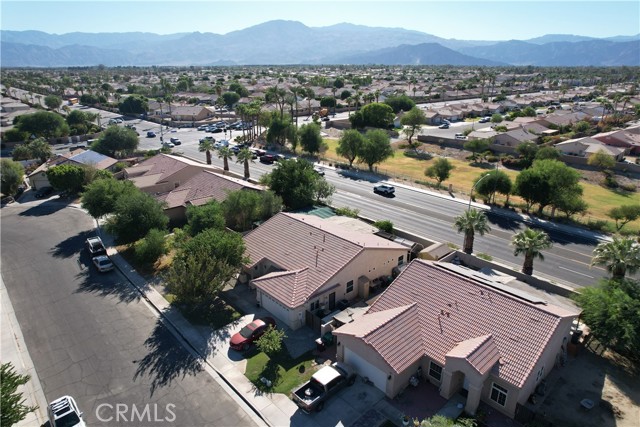 Aerial View of Home and Street