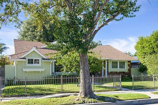 Front view from sidewalk