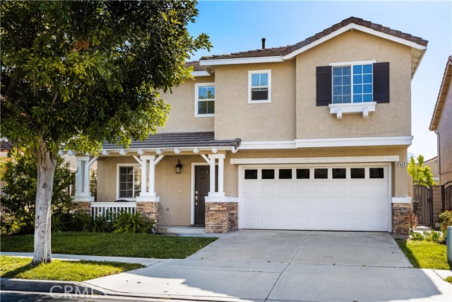 Gorgeous home in the highly sought after community of Estrella in Tustin Ranch!  This community boasts an exclusive enclave of only 70 homes surrounded by 2 large parks.  This home has everything you've been looking for, including 3 Bedrooms + Den + Oversized Bonus Room, all on a Premium Lot with no neighbors behind!  As you enter the formal foyer, you will be greeted by the spectacular OPEN FLOORPLAN with wood tile flooring, spacious living and dining room, and large windows that bring in lots of NATURAL LIGHT. Gourmet Chef's Kitchen features granite countertops, stainless steel appliances, pantry, and a large kitchen island overlooking the Family Room.  Kitchen opens up seamlessly to the family room which features a cozy fireplace, media built-ins, and sliding doors out to the backyard for indoor/outdoor entertaining.  Escape upstairs to find 3 SPACIOUS bedrooms PLUS a DEN and a BONUS ROOM!  Well appointed MASTER SUITE promises to pamper you in spa-like luxury. You will love the oversized Master Bath featuring DUAL UPGRADED VANITIES, SOAKING TUB, separate shower, and a large walk-in closet. There are 2 additional bedrooms at the opposite end which share an upgraded bathroom. There is an additional Den upstairs that can be used as an office or converted to a 4th BEDROOM. You will love the oversized Bonus Room for entertaining. Additional features include a newer AC and new piping throughout.  Convenient attached 2-CAR GARAGE!  Entertain in the private serene backyard complete with built-in fireplace, TV, recessed lighting and wood awning.  Low HOA and Low Mellos Roos!  Walking distance to Tustin Ranch Elementary and minutes to Tustin Marketplace which includes Target, Costco, and many dining options!  Zoned for award winning Tustin Unified Schools including Beckman High. You do not want to miss out on this one!