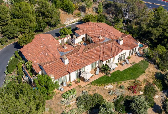 Ariel view of Villa 10-301, left, and 10-101, right.