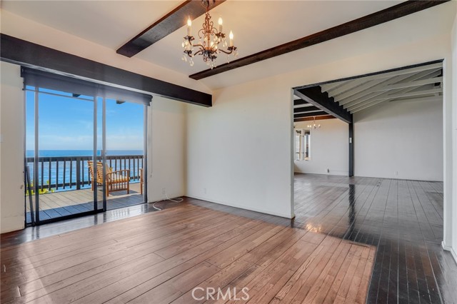 Separate ocean view dining room perfect for entertainment.