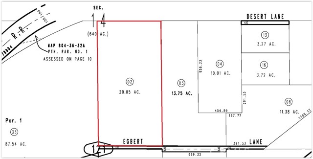 Detail Gallery Image 16 of 16 For 0 Egbert Ln, Helendale,  CA 92342 - – Beds | – Baths