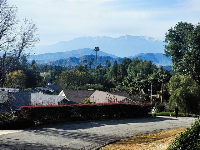 View from the street towards to property