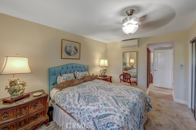 Master Bedroom with ac/heater split