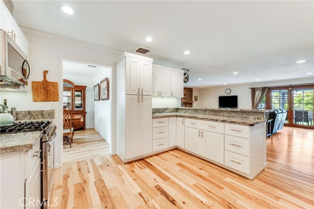 Beautiful white cabinets and granite countertops