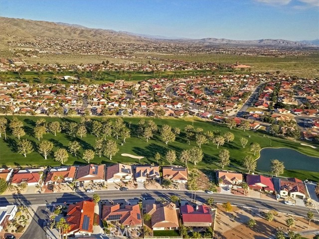 Golf Course Ariel Shot.