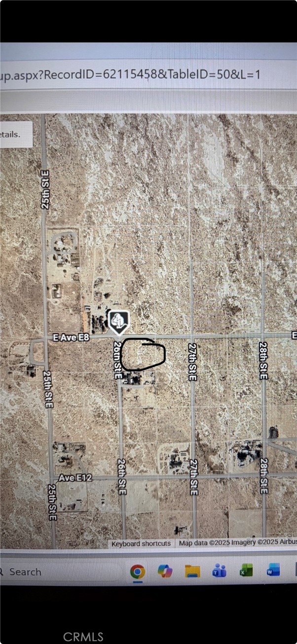 Detail Gallery Image 2 of 2 For 0 26th St East & Ave E-8, Lancaster,  CA 93535 - – Beds | – Baths