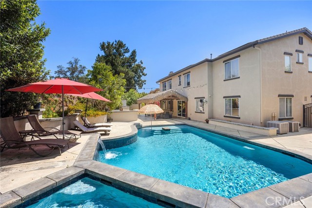 View of pool and patio