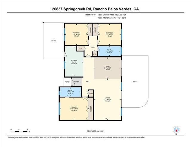 26837 Springcreek Road, Rancho Palos Verdes, California 90275, 3 Bedrooms Bedrooms, ,2 BathroomsBathrooms,Residential,Sold,Springcreek,PV22143807