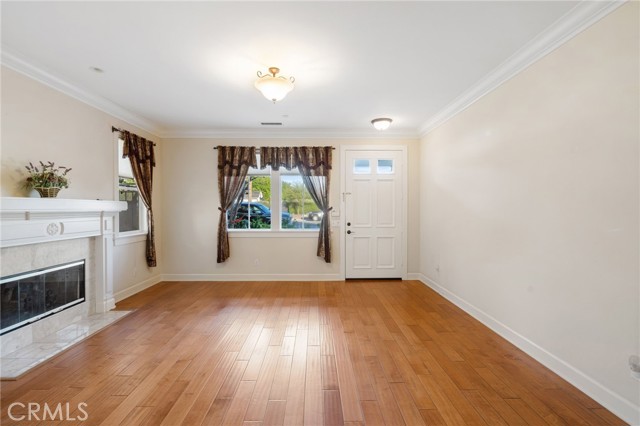family room upon entering the home