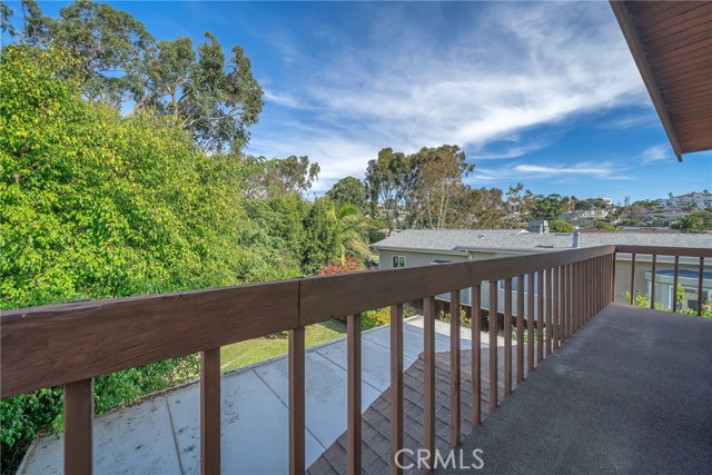 Second level balcony off the master bedroom