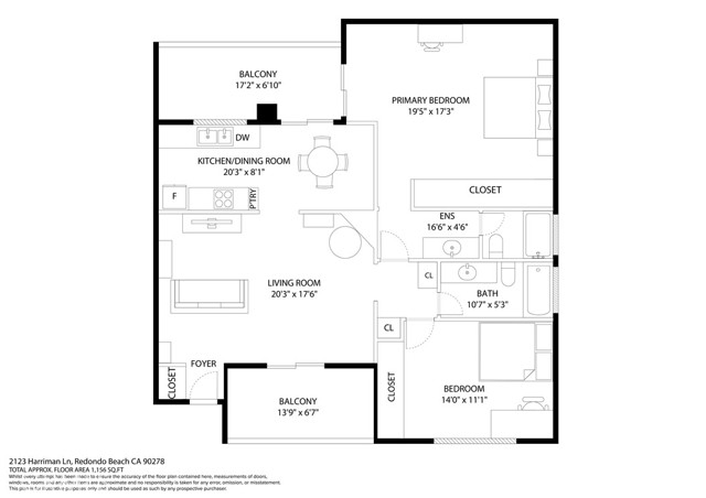 floor plan for one unit