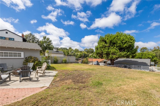 Open backyard
