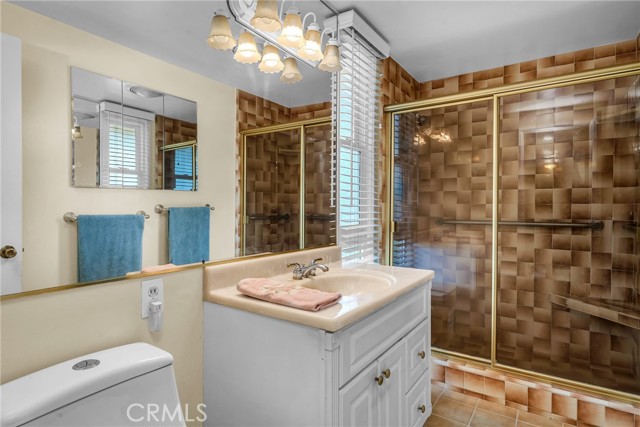 Downstairs master bathroom.