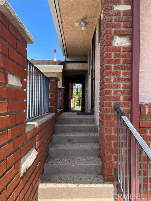 BACK ENTRANCE TO THE HOUSE