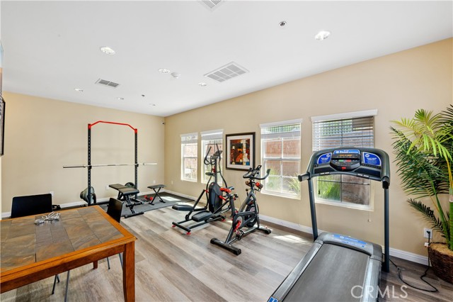 Gym in the clubhouse