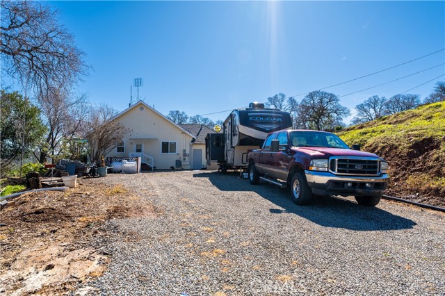 RV Parking off the back of the house with it's own driveway to View Lane