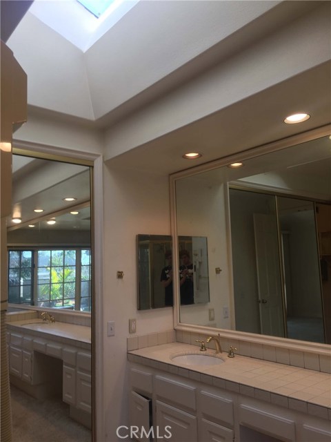 Master bath mirrored closet Master bath mirrored closet