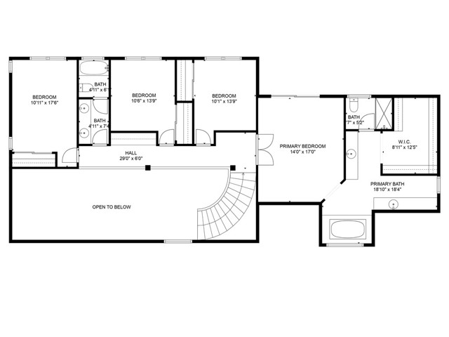 Up View of floor plan