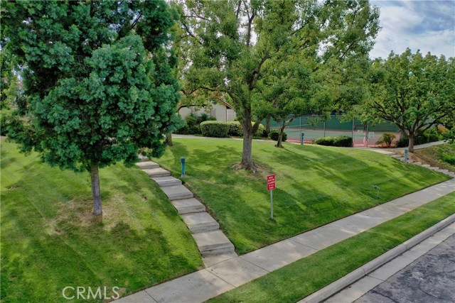 Path to Clubhouse and Tennis Courts