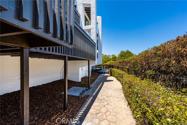 Rear yard ground level