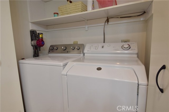 Full size washer and dryer for your convenience