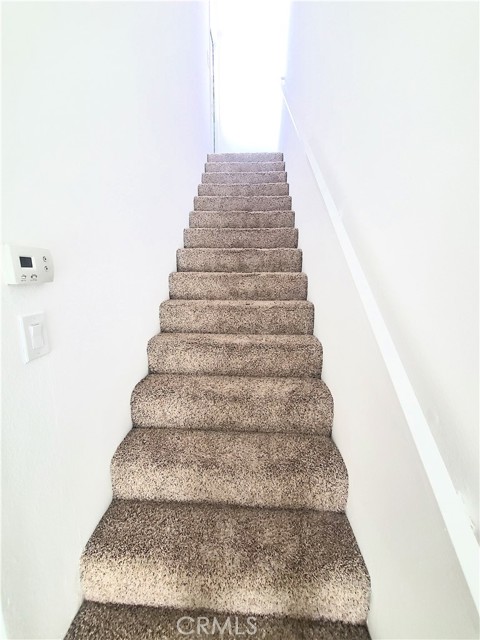 Stairs to rooftop deck