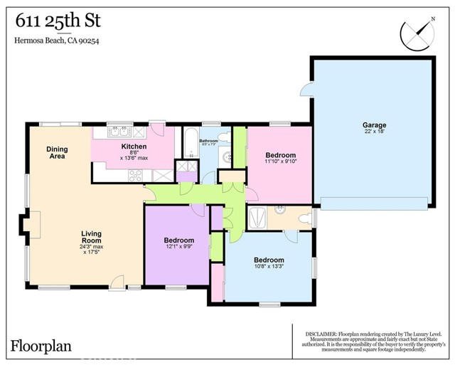 611 25th Street, Hermosa Beach, California 90254, 3 Bedrooms Bedrooms, ,2 BathroomsBathrooms,Residential,Sold,25th,SB22074028