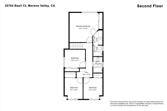 Detail Gallery Image 33 of 33 For 25784 Basil Ct, Moreno Valley,  CA 92553 - 4 Beds | 2/1 Baths