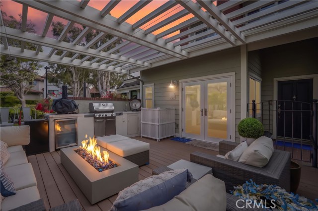 Virtual twilight and fire