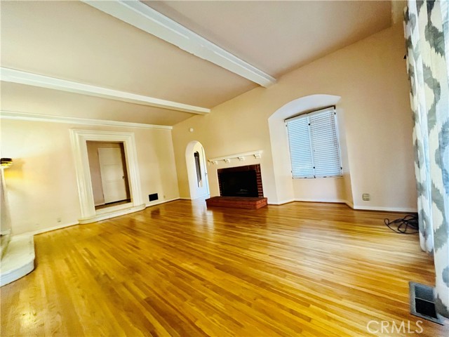 Fireplace in the living room