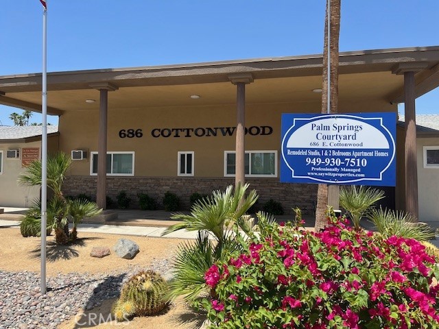 Detail Gallery Image 2 of 17 For 686 E Cottonwood Rd #6,  Palm Springs,  CA 92262 - 0 Beds | 1 Baths