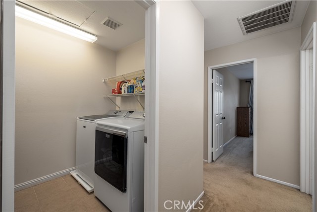 Dedicated laundry room.