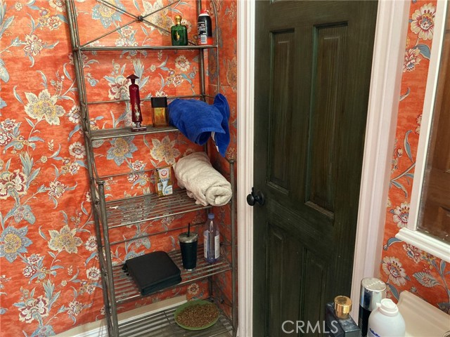 Plenty of space for toiletries and towels.
