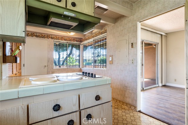 Looking out from the kitchen onto the formal dining room at 999 Valley Boulevard #34