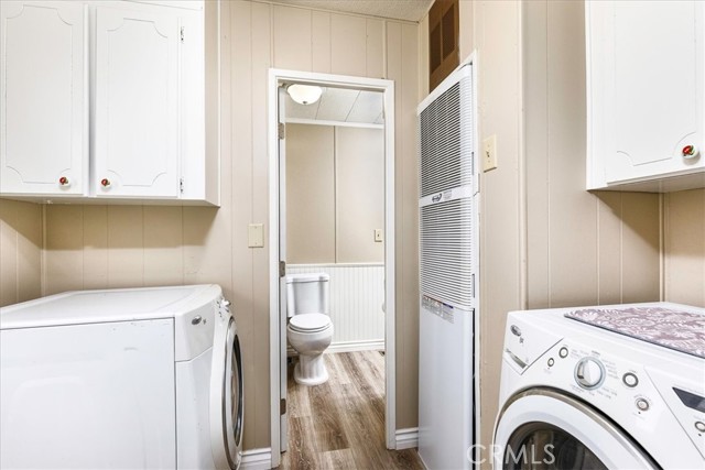 Separate laundry room