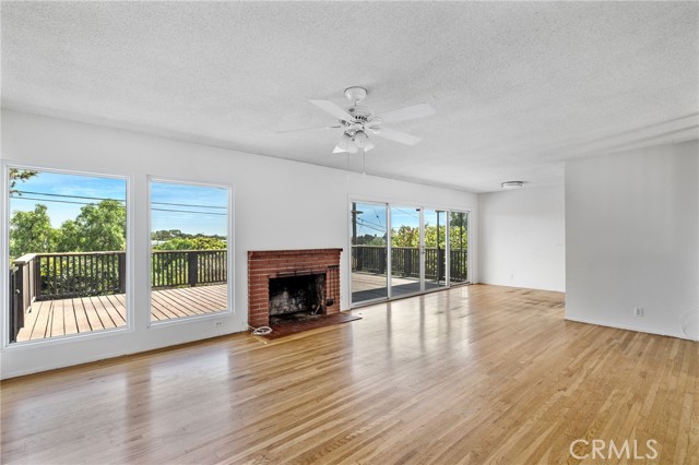 Living room and Dining Room facing SE