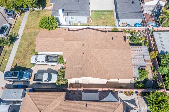 Aerial view of top of home