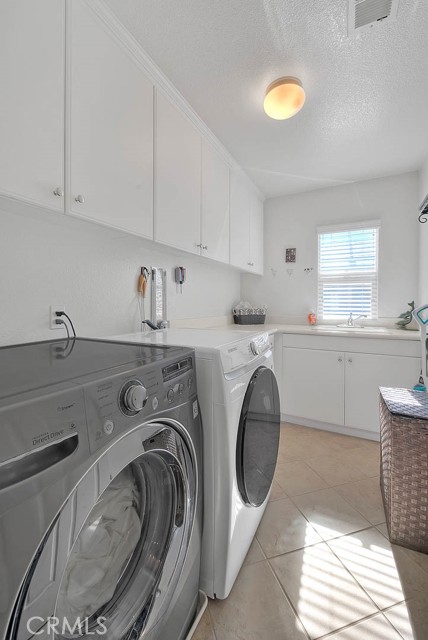 Upstairs laundry room