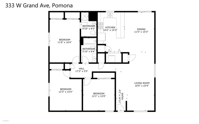 Detail Gallery Image 30 of 30 For 333 West Grand Avenue, Pomona,  CA 91766 - 3 Beds | 2 Baths